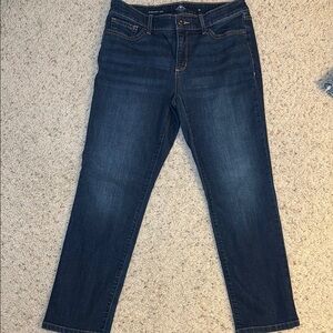 St. John’s bay petite straight leg Women's Blue Jeans